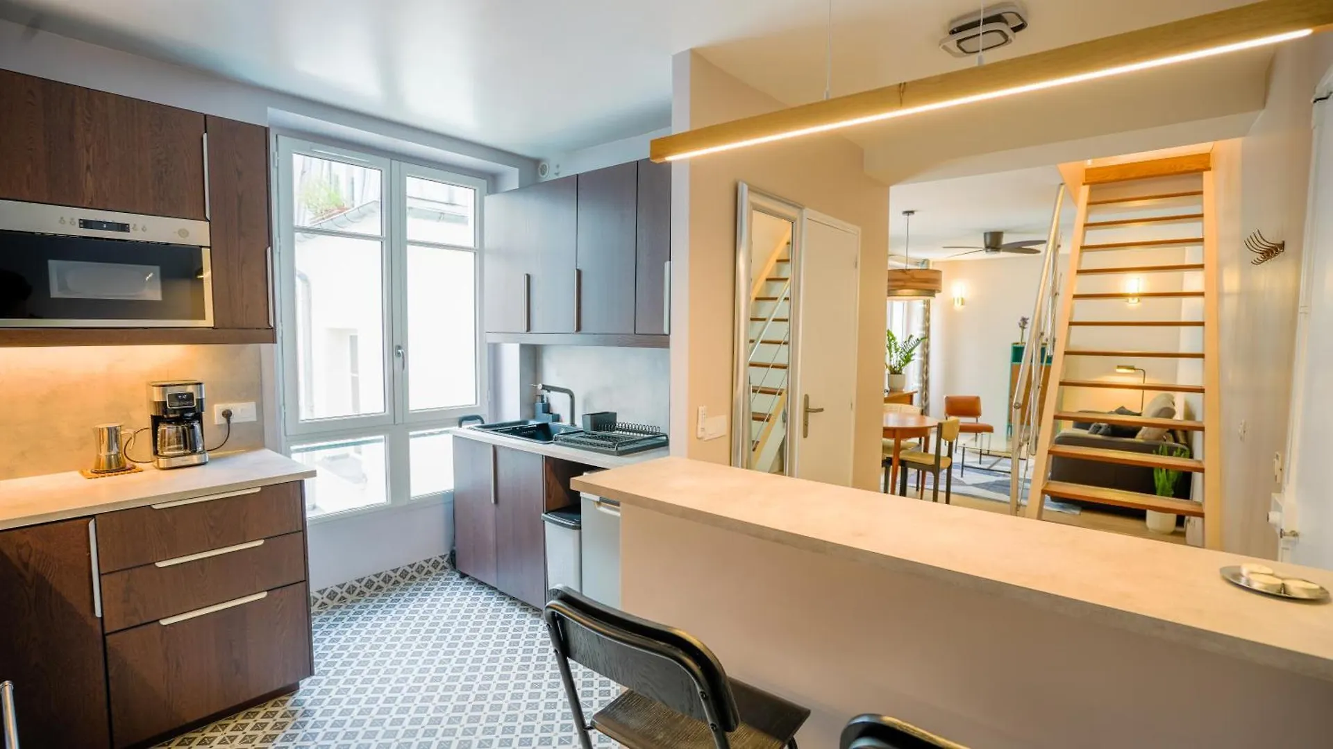 Spacious Duplex Oberkampf - Bail Mobilite